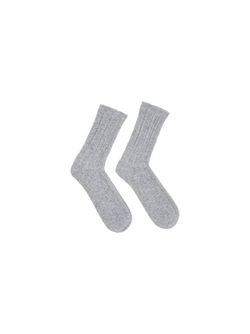 LANIUS RIPPENSTRICK-SOCKEN GOTS Grey Melange