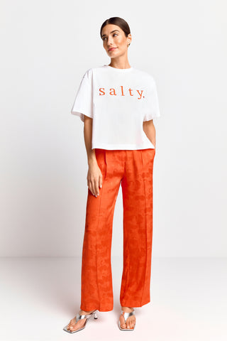 Rich & Royal Organic T-Shirt Salty Print Cherry Tomato 2403-445 554
