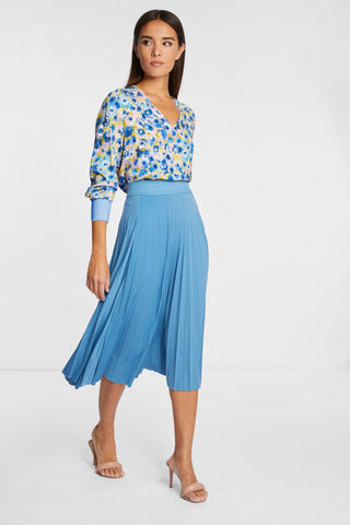 Rich & Royal Plissee Skirt French Blue 2402 P 776
