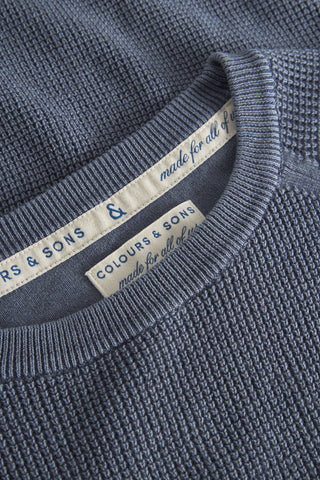 Colours & Sons Roundneck-Washed River