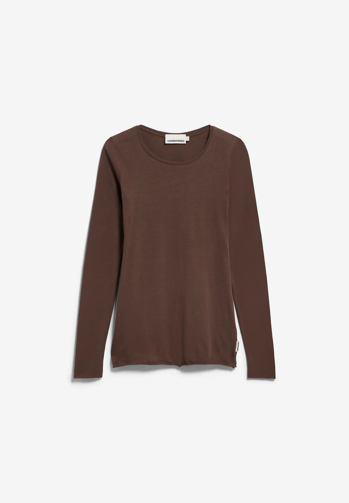 ARMEDANGELS EINIAARA SOFT LONGSLEEVE Claystone 3637