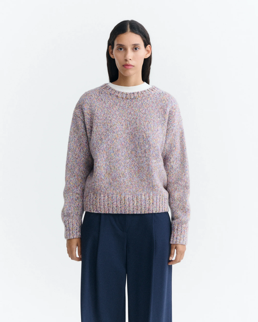 THINKING MU MULTICOLOR PETRA KNITTED SWEATER