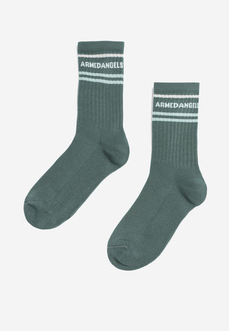 Armedangels Socken SAAMUS ARMEDANGELS 2394 Green Spruce