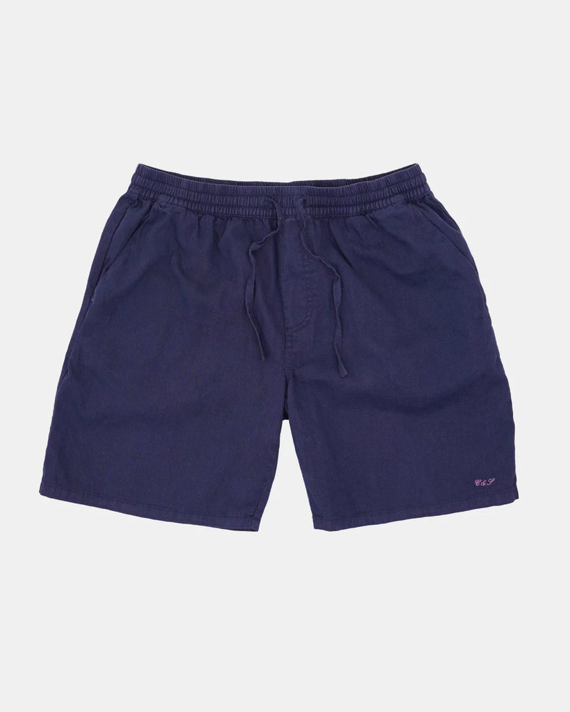 Colours & Sons Shorts-Linen Blend Basic Navy