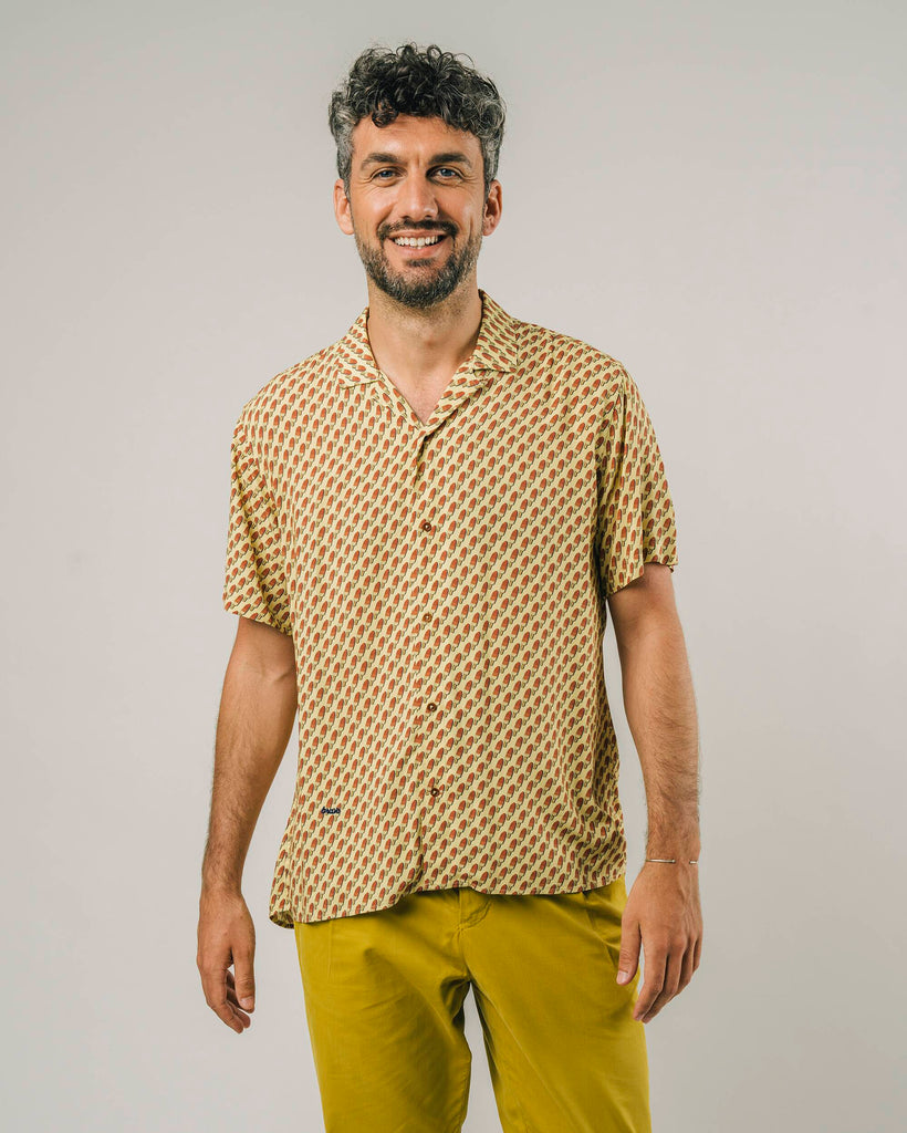 Brava Gelati Aloha Shirt Yellow 1463