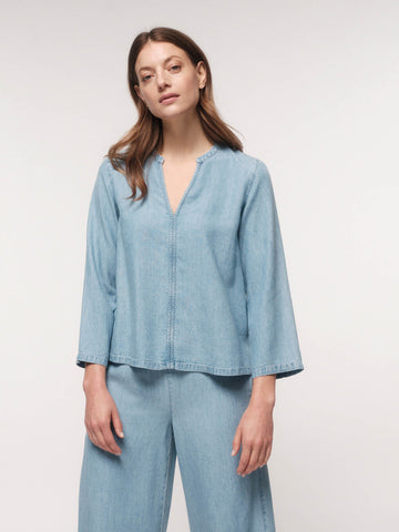LANIUS 13487- 556 Denimblouse Light Denim