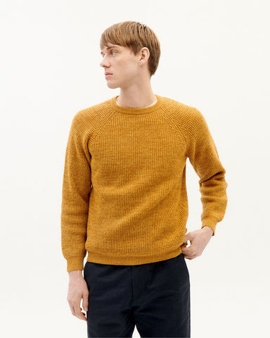 Thinking Mu Anteros Sweater Mustard